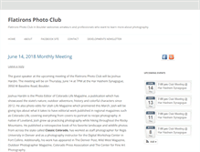 Tablet Screenshot of flatironsphotoclub.org